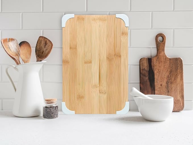 COOK WITH COLOR Non-Slip Cutting Board Set – Kitchen Essentials with Easy Grip - Image 7