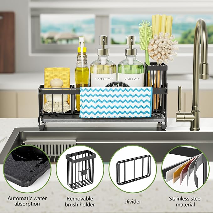Cisily Large Sink Caddy Organizer - Image 3