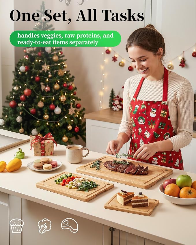 Kitchen Cutting Board Set - Image 3