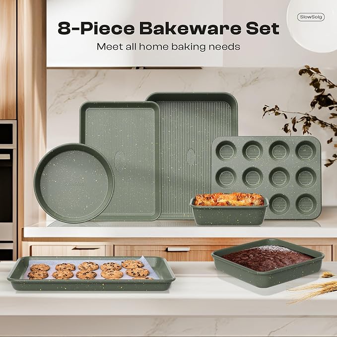 12-Piece Nonstick Baking Set, Non-Toxic Bakeware Sets - Image 8