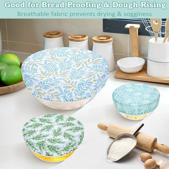 5-Size Reusable Beeswax Bowl Covers - Image 4