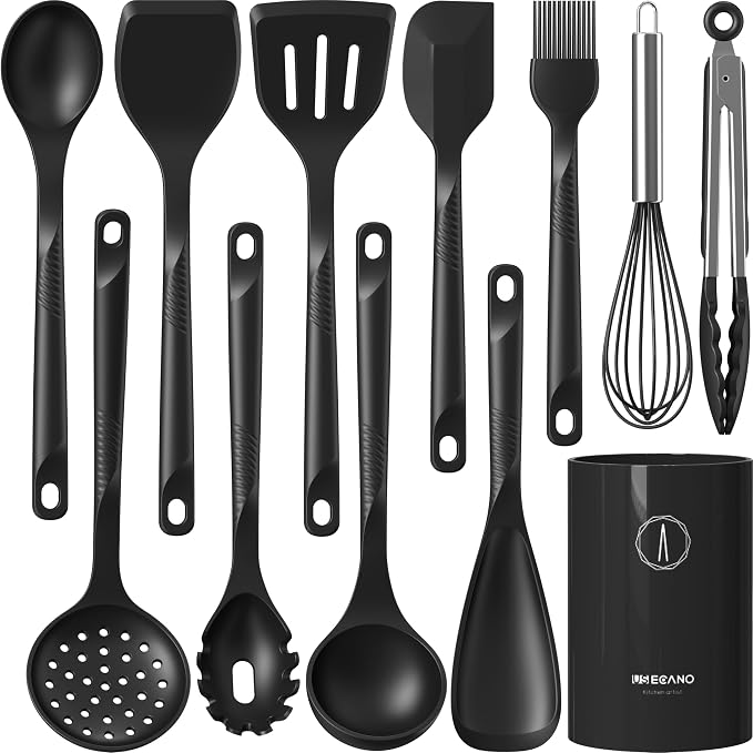 Silicone Cooking Utensils Set by Unknown