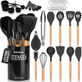 PriorityChef Silicone Cooking Utensil Set by PriorityChef