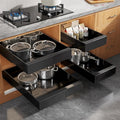 Seinloes 4 Pack Expandable Width Pull Out Cabinet Organizer 21" Deep by Seinloes