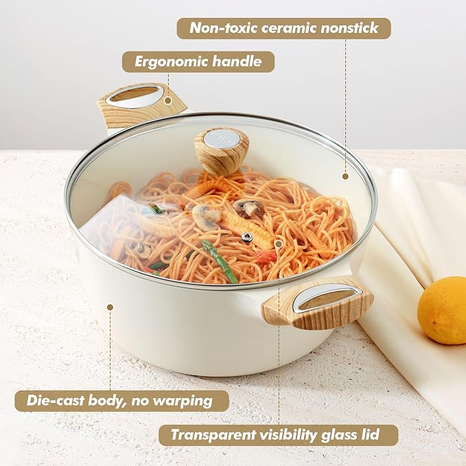 SENSARTE Ceramic Nonstick Stock Pot - Image 7