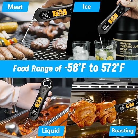Meat Thermometer Digital, Instant Read Meat Thermometer - Image 6