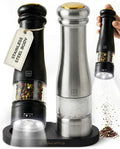 Electric Salt and Pepper Grinder Set by STYLEDSETTINGS