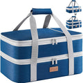 Lifewit Insulated Double Decker Casserole Carrier, Expandable Lasagna Lugger by Lifewit