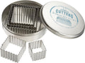 Ateco 5 pc Fluted Square Cutter Set by Ateco