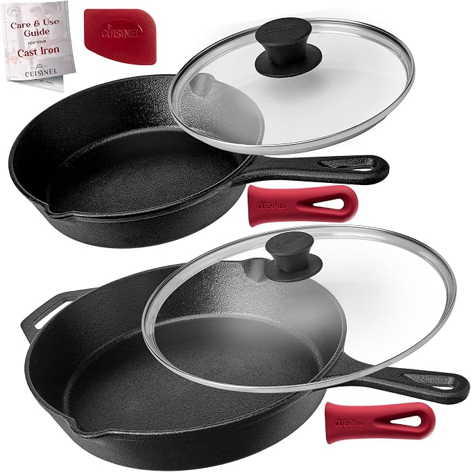 Cuisinel Cast Iron Skillet Set by Cuisinel