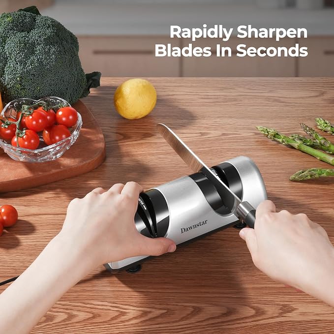 Electric Knife Sharpener, Professional Kitchen Knife Sharpener - Image 3