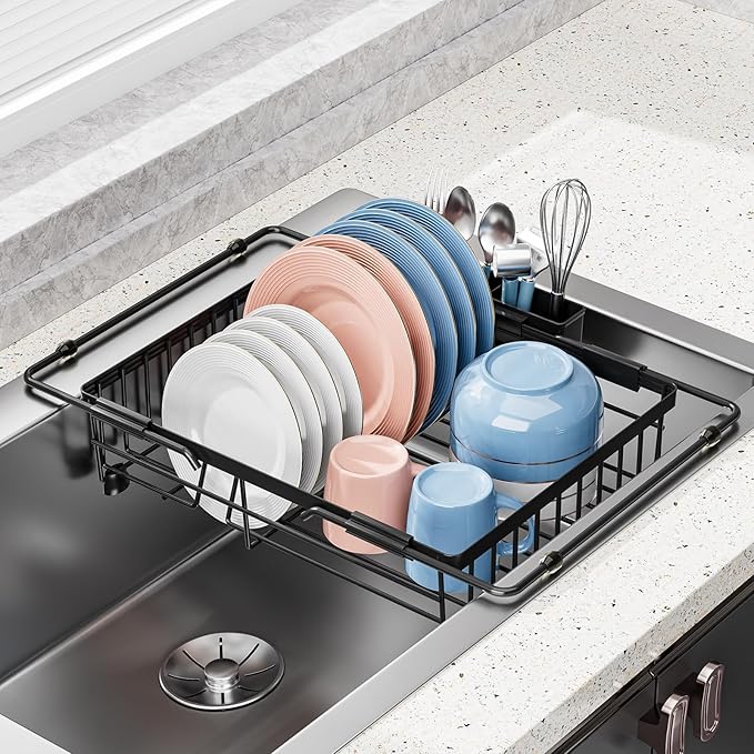 Expandable in Sink Dish Drying Rack by BBXTYLY