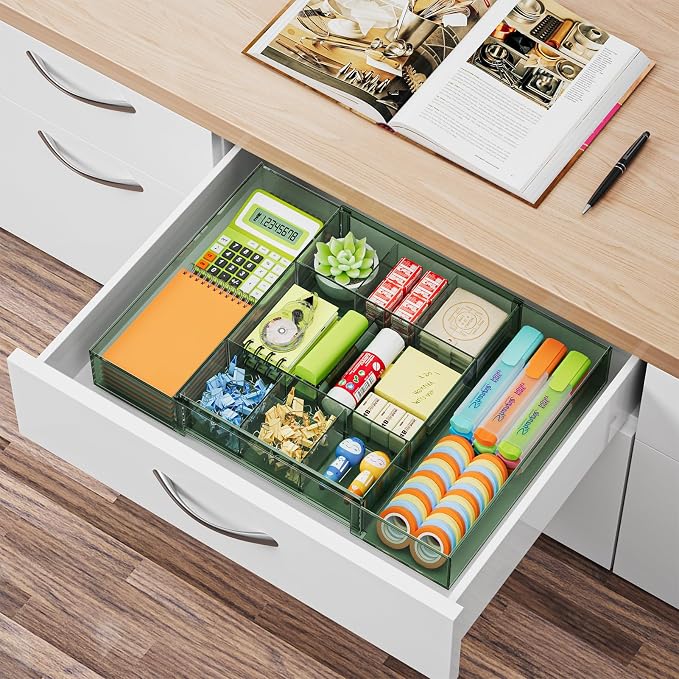Marbrasse Expandable Desk Drawer Organizer, Desk Organizers and Accessories - Image 8