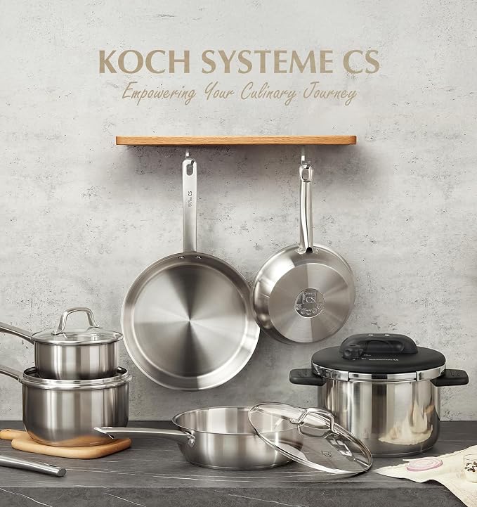 KOCH SYSTEME CS 14 Piece Stainless Steel Cookware Set - Image 7