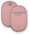 KitchenAid Asteroid Pot Holder 2-Pack Set, Dried Rose by KitchenAid