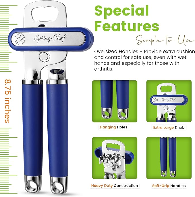 Spring Chef Stainless Steel Can Opener - Image 3