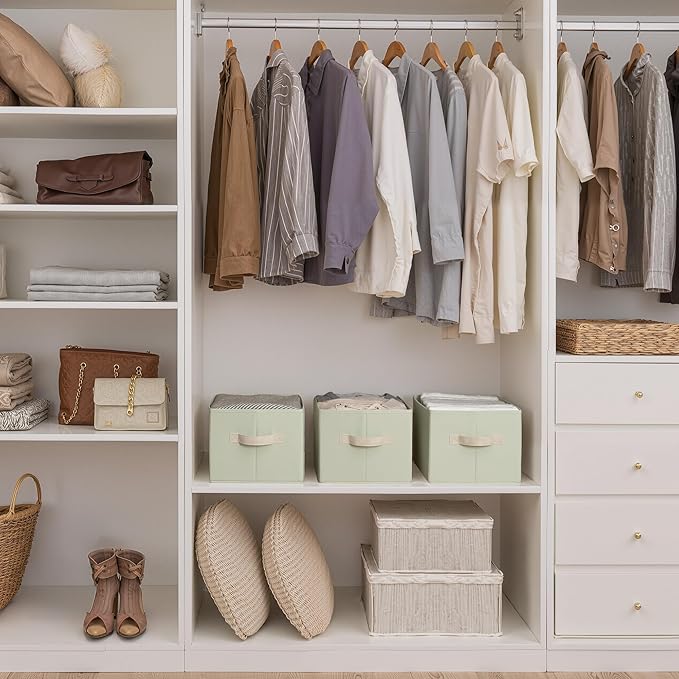 StorageWorks Storage Baskets for Shelves, Closet Organizers and Storage Basket - Image 4