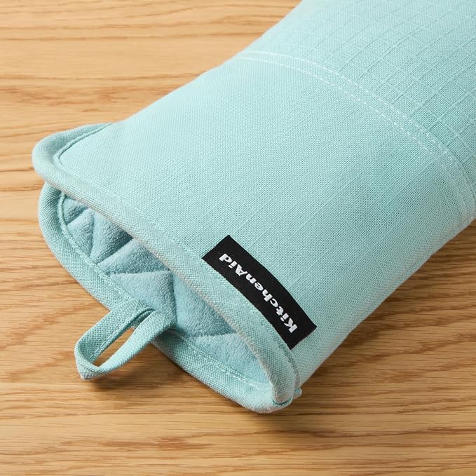 KITCHENAID Gourmet Series Gridlines Oven Mitts 2-Pack Set, Heat Resistant up to - Image 4