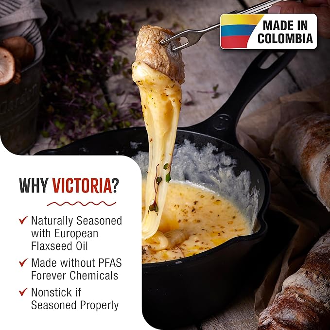 Victoria Cast Iron Saucepan, Cast Iron Melting Pot, Made in Colombia - Image 2