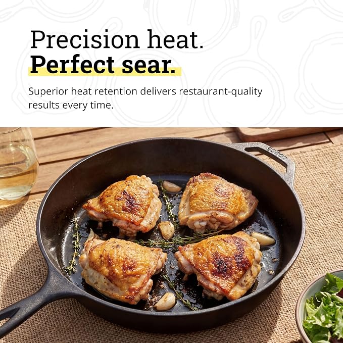 Lodge Seasoned Cast Iron Skillet 15 Inches - Image 6