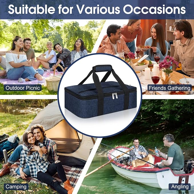 Insulated Casserole Carrier, Portable Casserole Carrier - Image 5