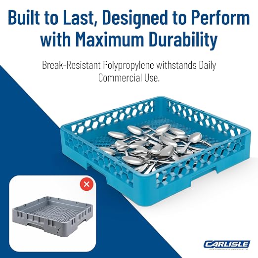 Carlisle FoodService Products Opticlean Flatware Rack Dishwashing Tray - Image 6