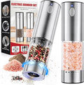 WOWBOX Electric Salt and Pepper Grinder Set 2 PCS, Stainless Steel Automatic by WOWBOX
