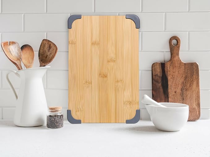 COOK WITH COLOR Non-Slip Cutting Board Set – Kitchen Essentials with Easy Grip - Image 7