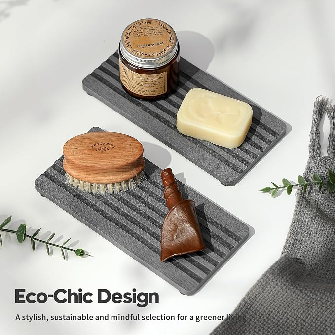 Razborci 2PCS Diatomite Quick Stone Drying Tray Mat - Image 7