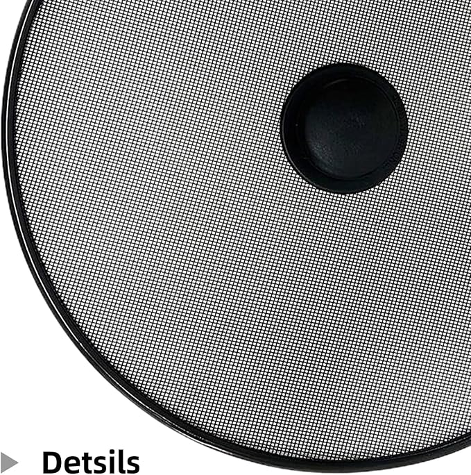 Amosfun Stainless Steel Mesh Splatter Guard Pan Lid Splatter Screen Cover - Image 3