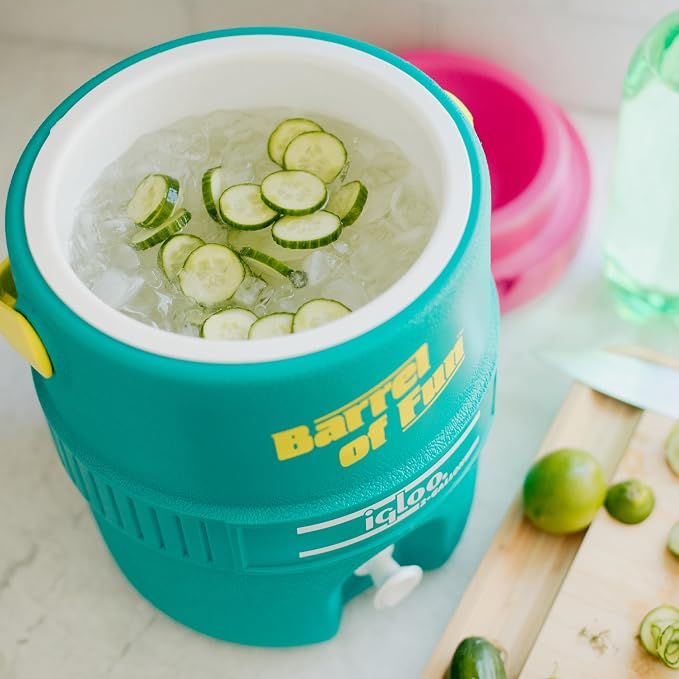 Igloo 2-Gallon Retro Party Water Jug Cooler, Lilac Breeze - Image 7