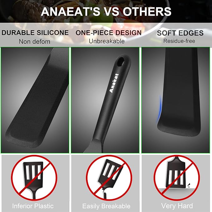 Anaeat Silicone Thin Spatula Set of 2 - Image 6