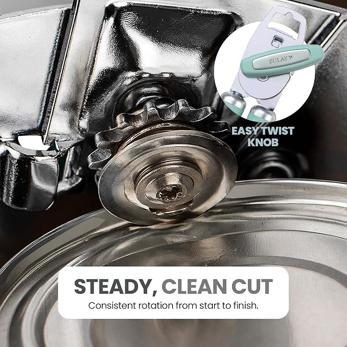 Zulay Kitchen Heavy Duty Stainless Steel Can Opener Manual - Image 6