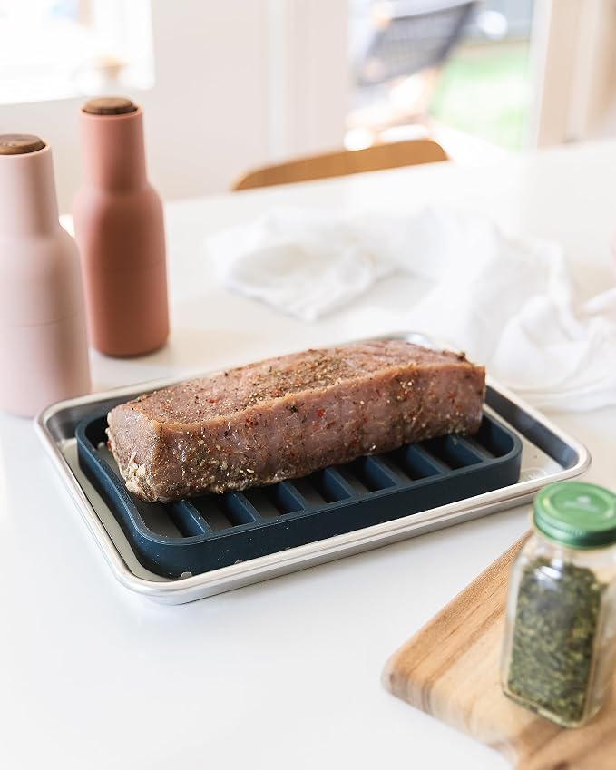 The Silicone Kitchen Silicone Roasting Rack Pan Extra Large, Dishwasher Safe - Image 3