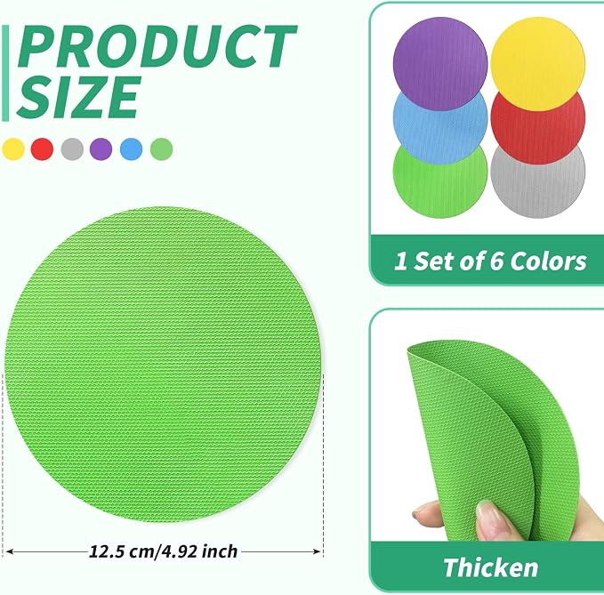 6PCS Round Jar Gripper Pads - Image 2