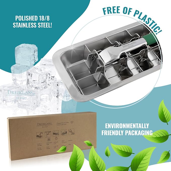 Stainless Steel Polished Ice Cube Tray - Image 5