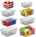 8 Set, Extra Large Wire Baskets by VITEVER