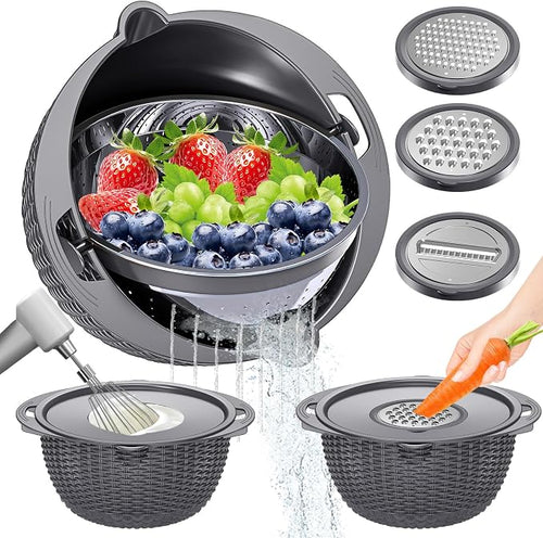 4-1 Colander with Lid Set by UTTKOJ