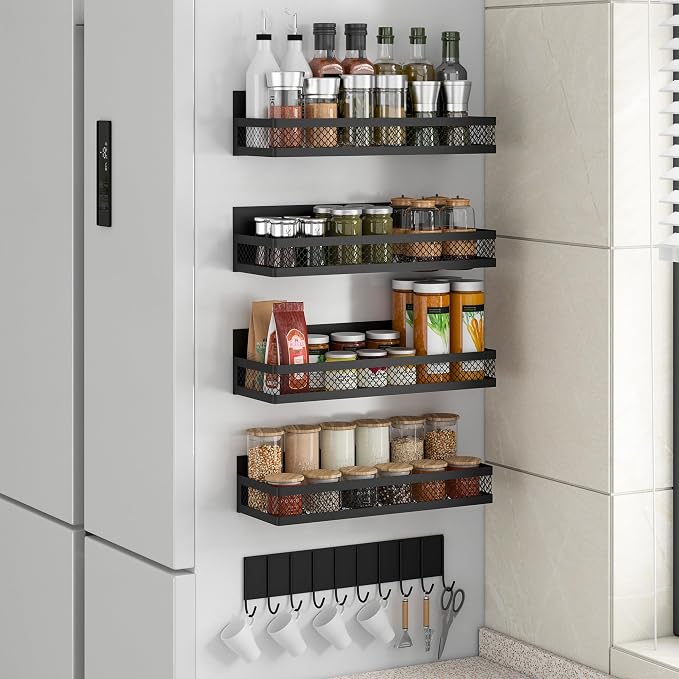 5 Pack Strong Magnetic Spice Rack by Unknown