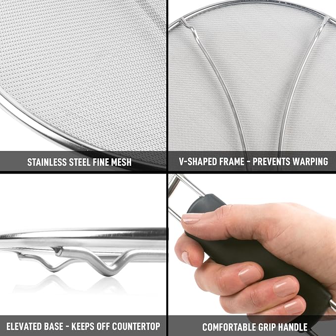 Zulay Kitchen Splatter Screen for Frying Pan - Image 4