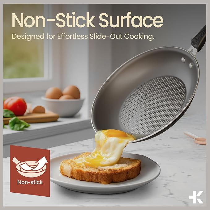 Pots and Pans Set, 23-Piece Non Stick Cookware & Bakeware Sets - Image 3
