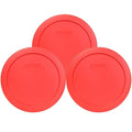 Pyrex 7201-PC 4-Cup Red Plastic Food Storage Replacement Lid by Pyrex