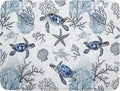 Giwawa 18"x24" Coastal Sea Turtles Dish Drying Mat Nautical Ocean Tortoise by Giwawa