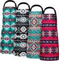 Geetery 4 Pcs Chicken Aprons for Women Rooster Print Apron Waterproof by Geetery