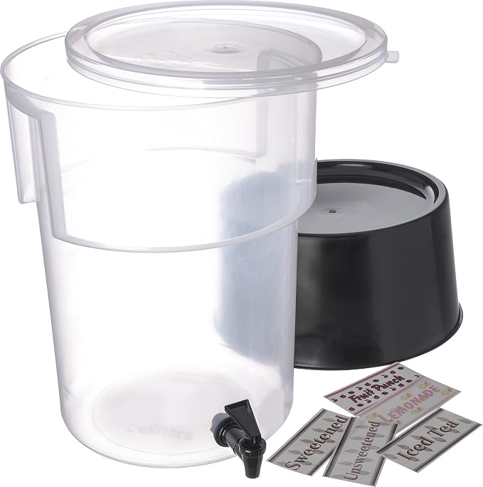 Carlisle FoodService Products Round Beverage Dispenser, Durable Drink Dispenser by CarlisleFoodServiceProducts
