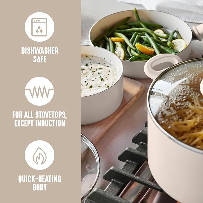 GreenLife 6QT Ceramic Nonstick Stockpot - Image 4
