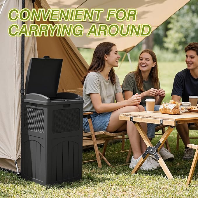 Greesum 33 Gallon Outdoor Trash Can - Image 6