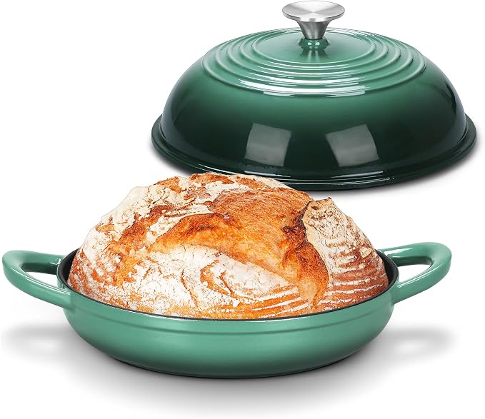 Bread Dutch Oven for Sourdough Baking, Joyfair Enameled Cast Iron Dutch Oven Pot by Joyfair