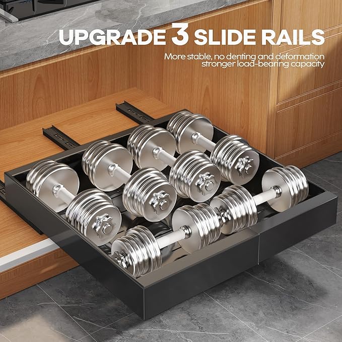 Seinloes 2 Pack Expandable Pull Out Cabinet Organizer 16.5"Deep - Image 5