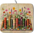 Colorful Books Kitchen Drying Mat by Giwawa